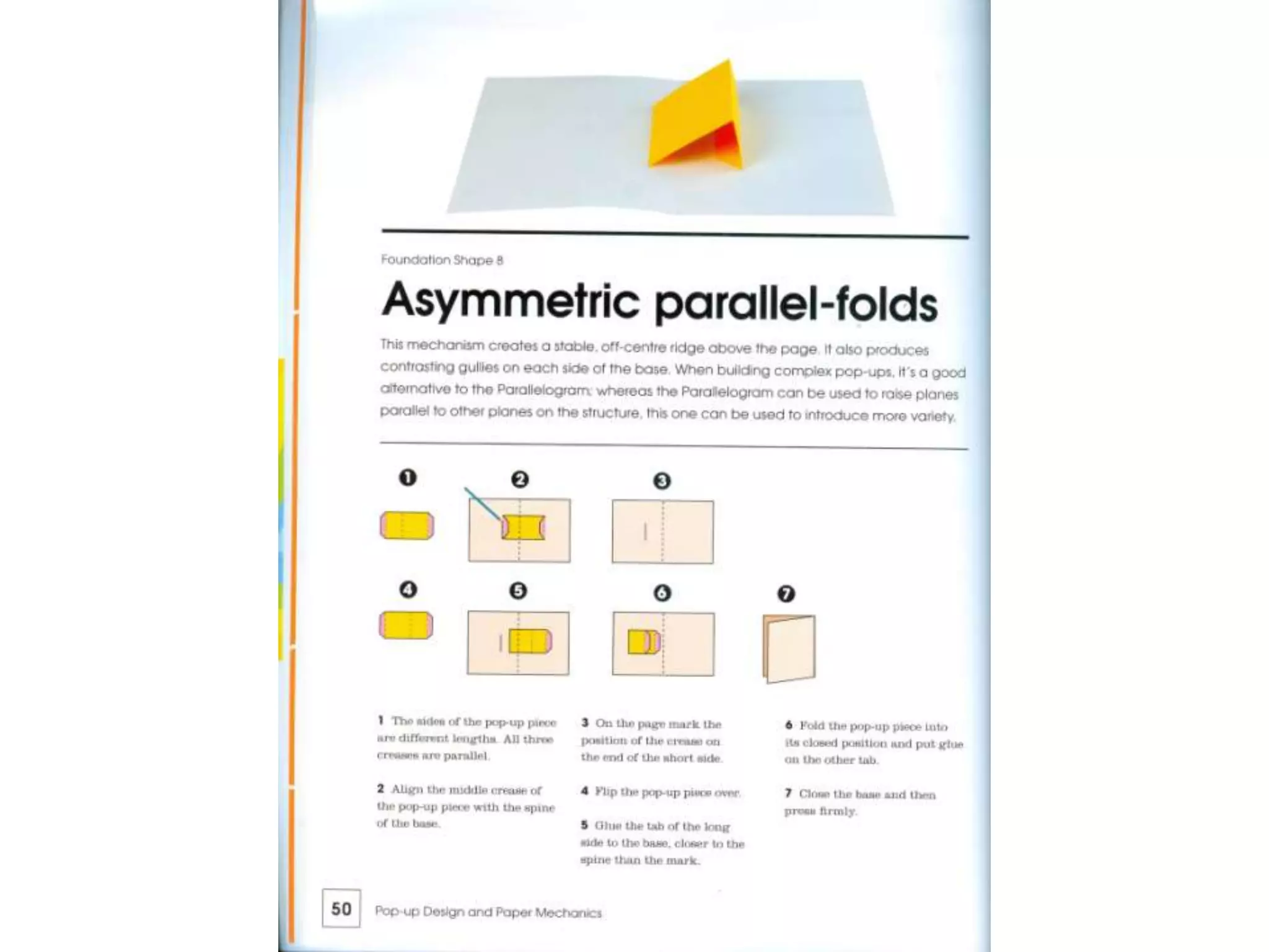 Pop up design and paper mechanics
