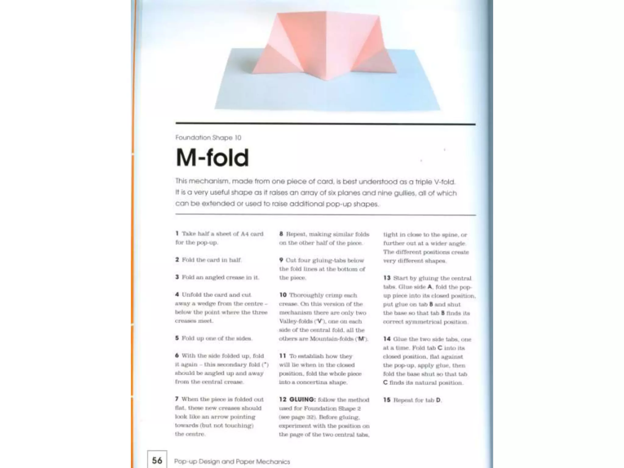 Pop up design and paper mechanics