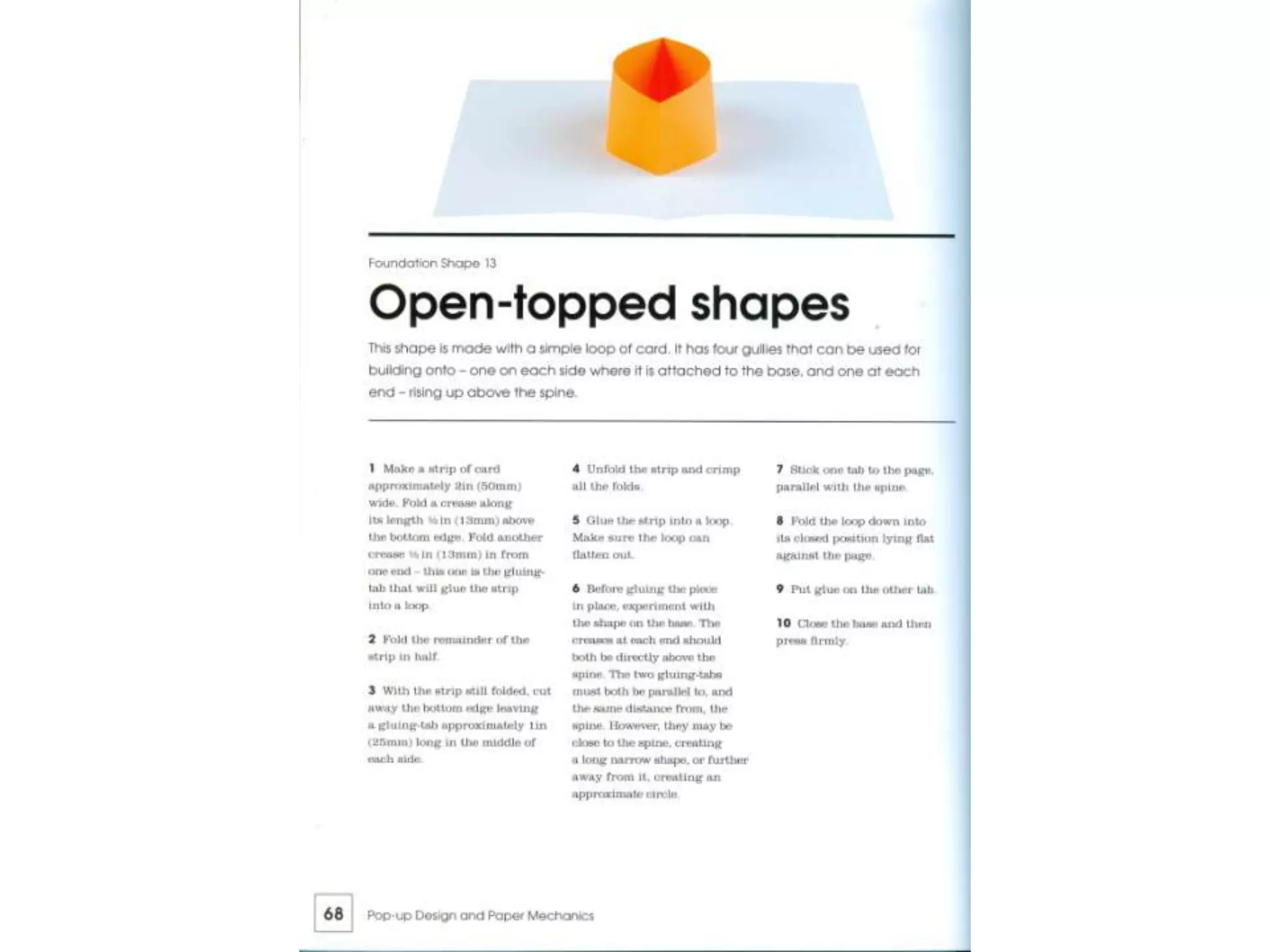 Pop up design and paper mechanics