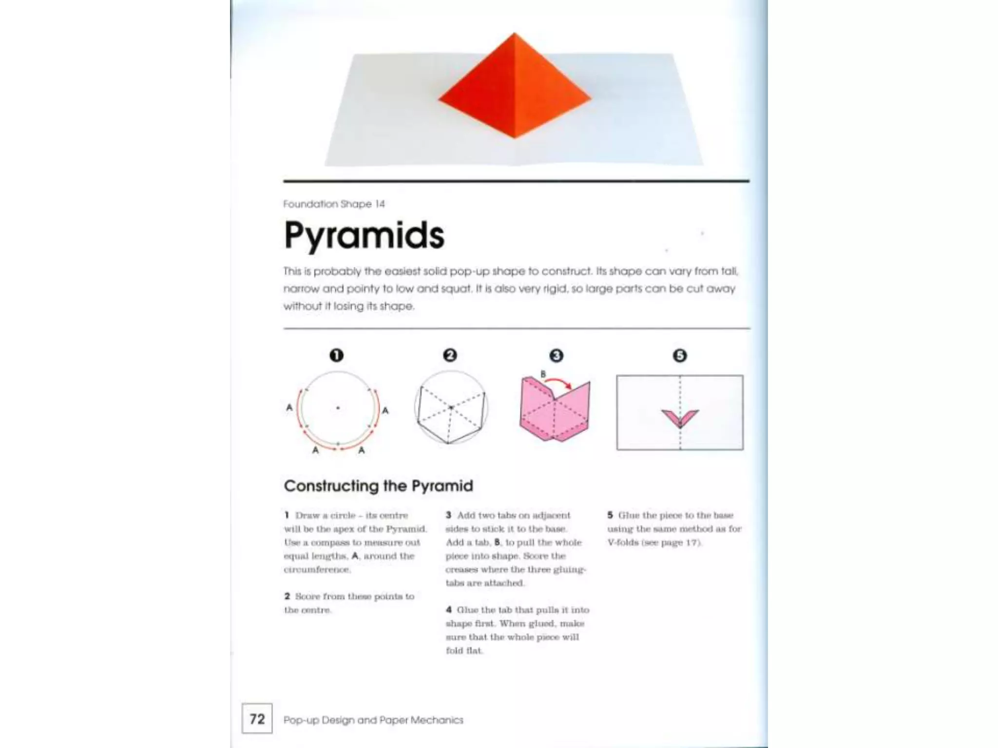 Pop up design and paper mechanics