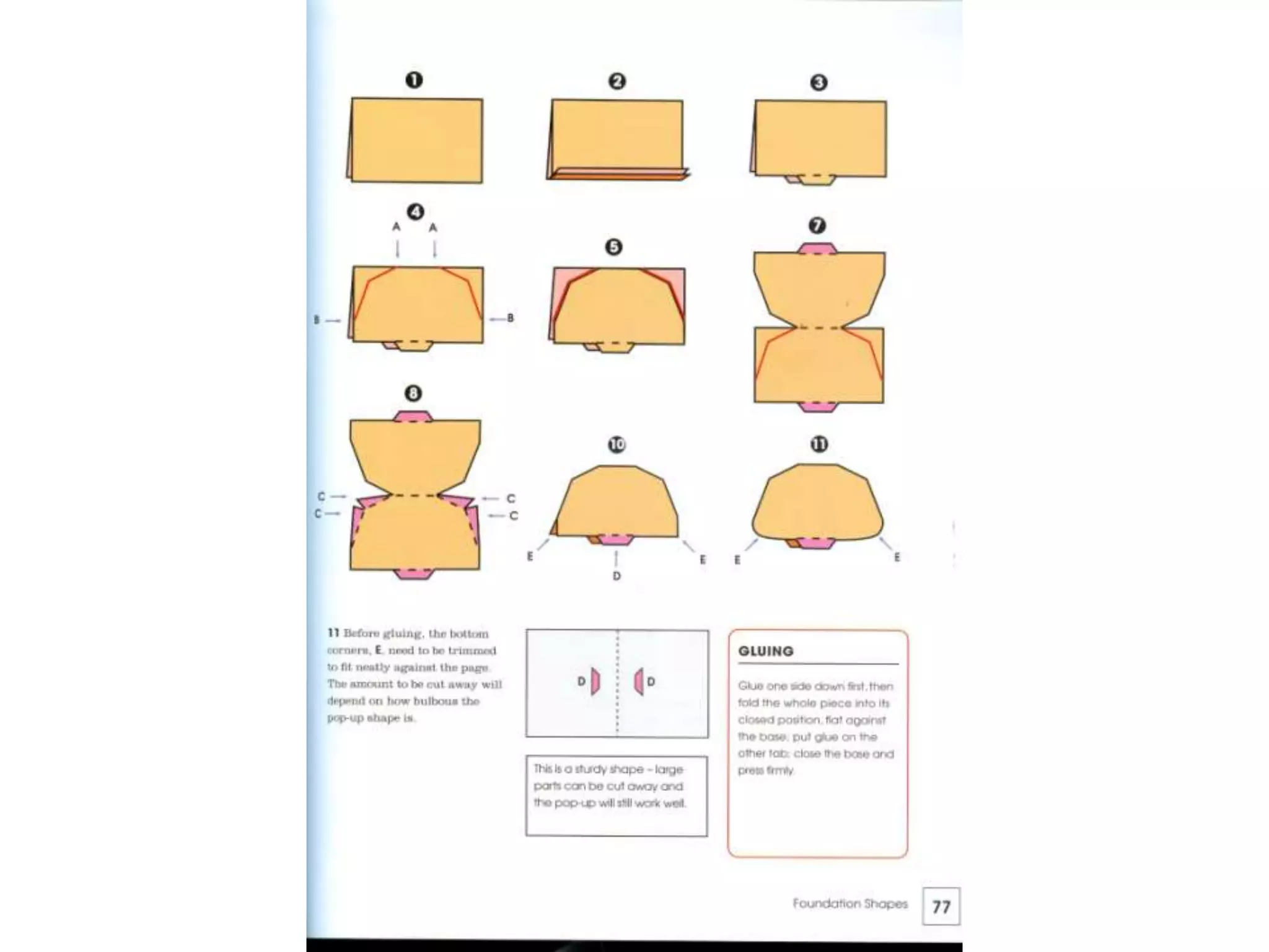Pop up design and paper mechanics