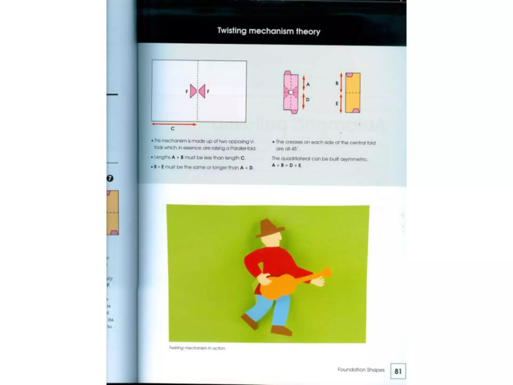 Pop up design and paper mechanics