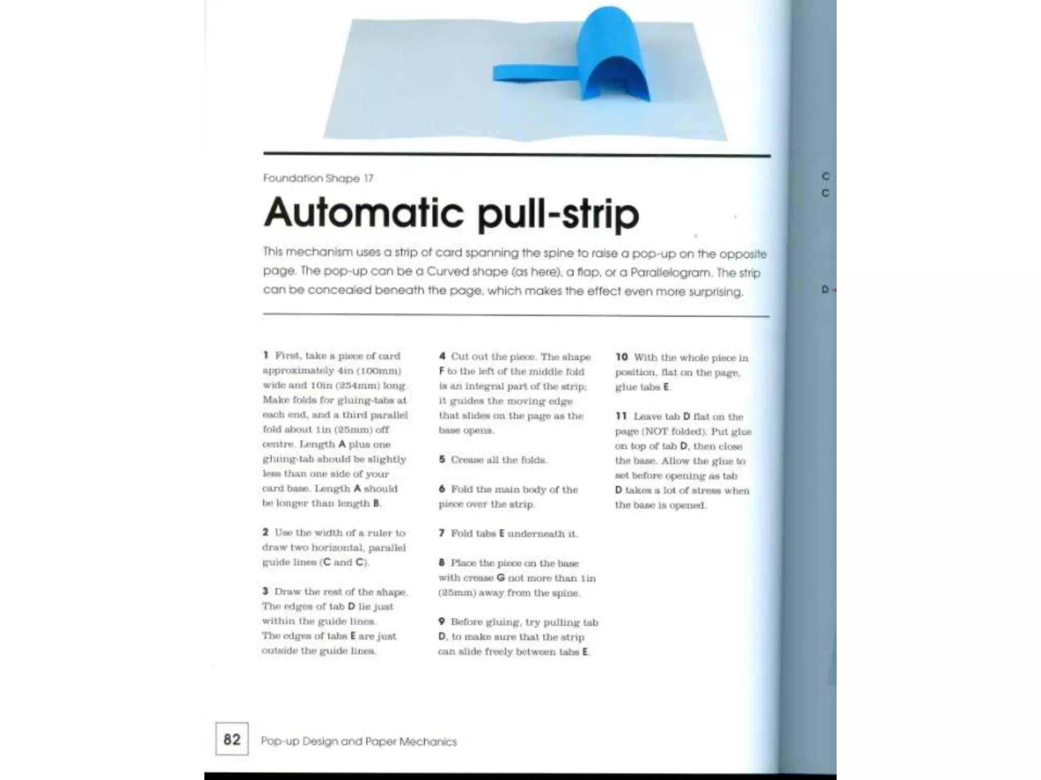 Pop up design and paper mechanics