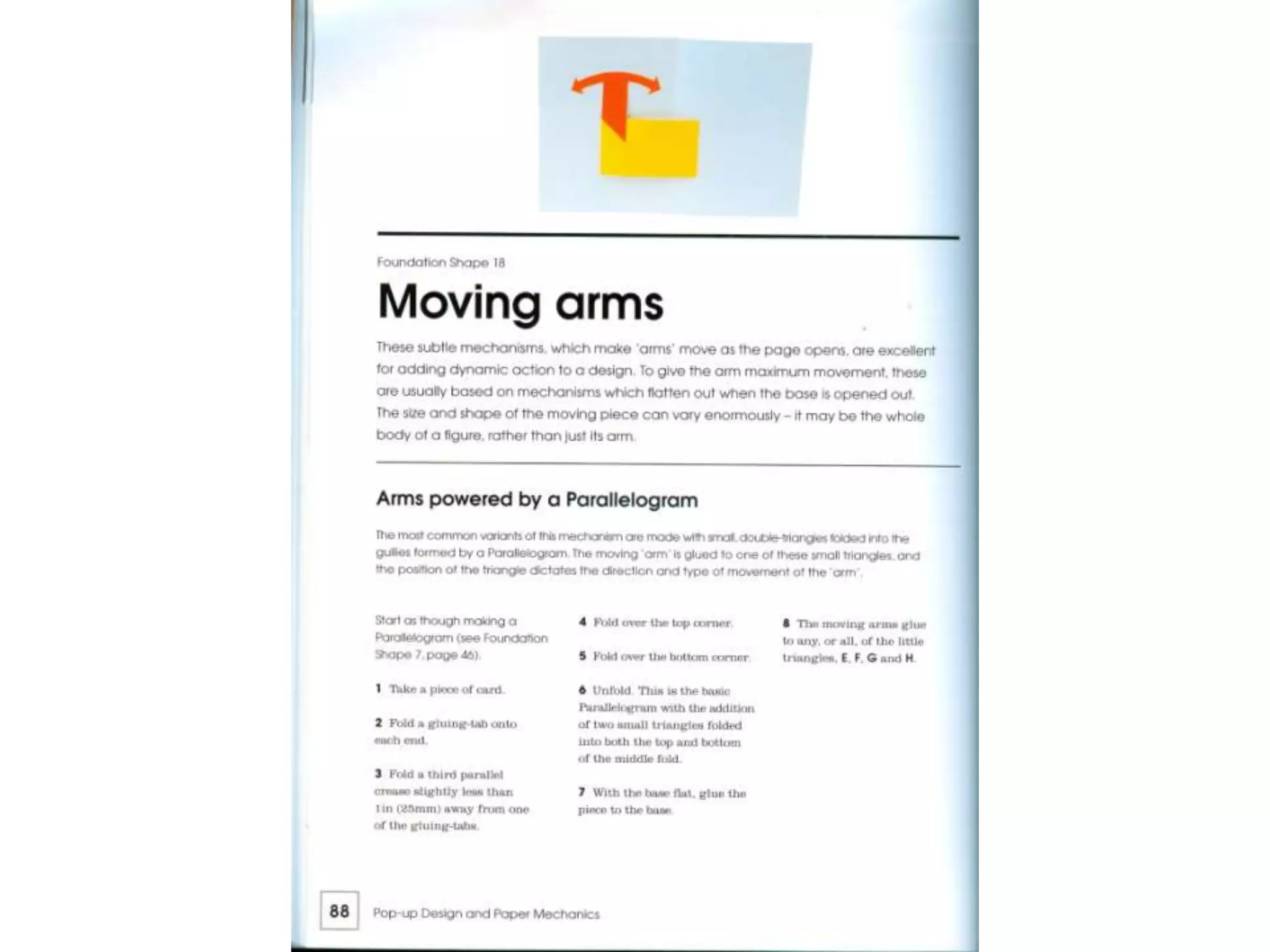 Pop up design and paper mechanics