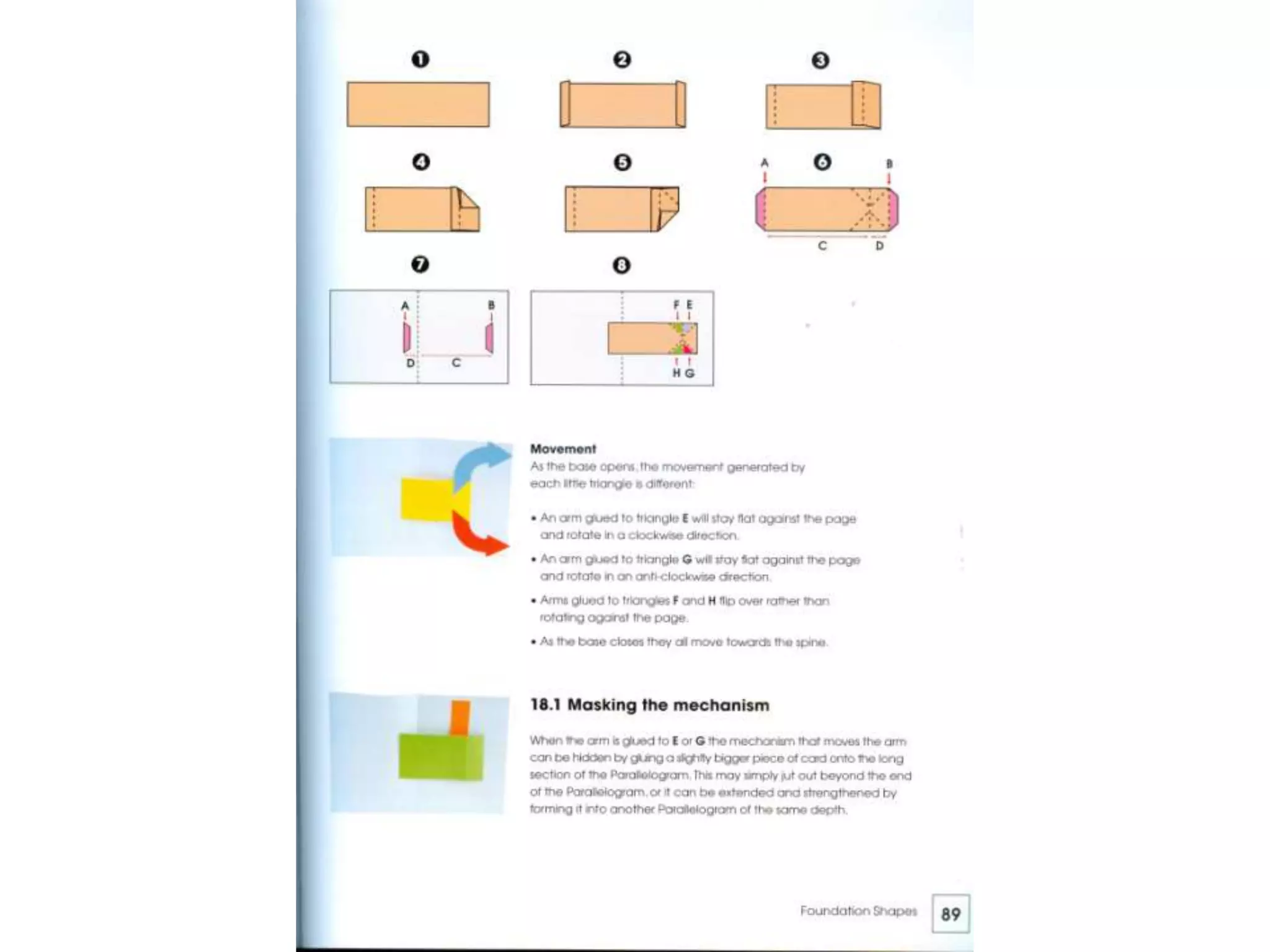Pop up design and paper mechanics