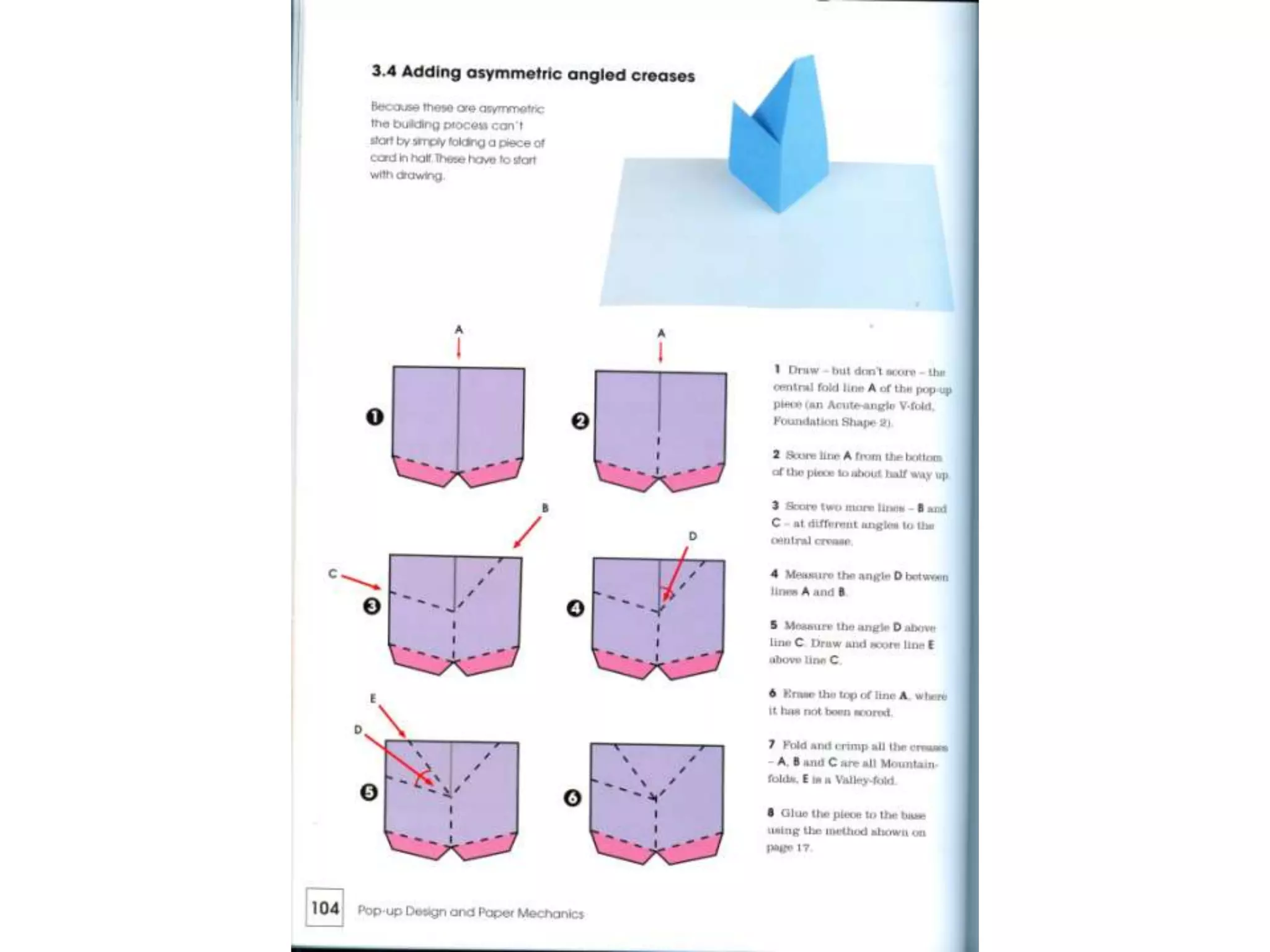 Pop up design and paper mechanics