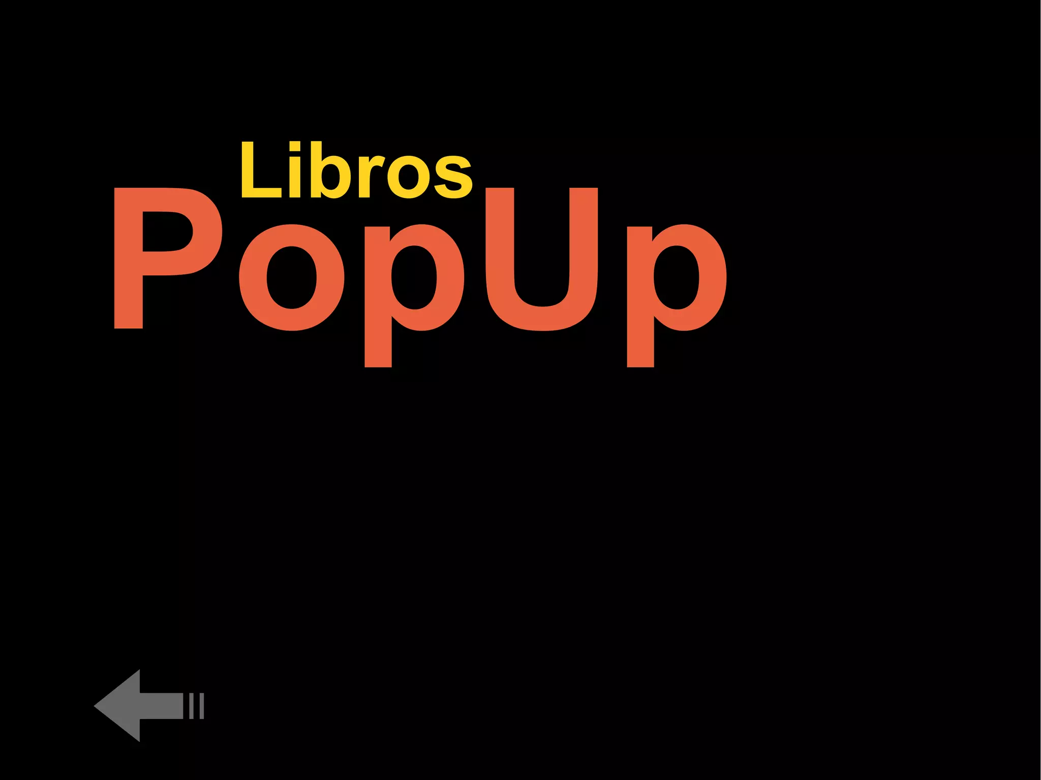 PopUp Libros