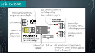 บอร์ด ZX-SSR01
 
