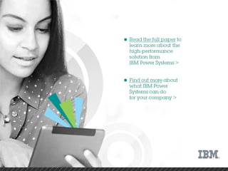 The IBM Data Engine for NoSQL on IBM Power Systems™