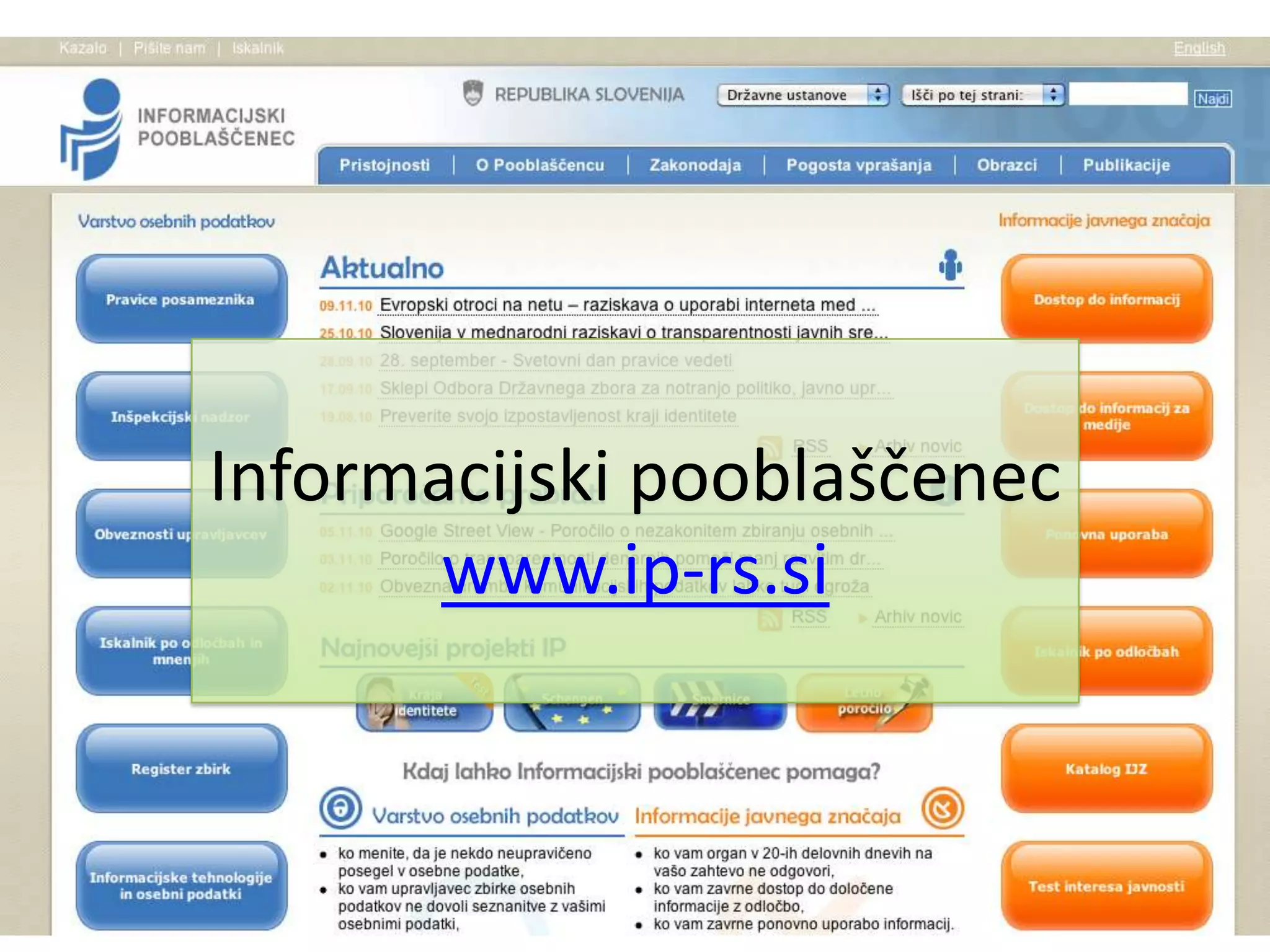 Informacijski pooblaščenecwww.ip-rs.si
