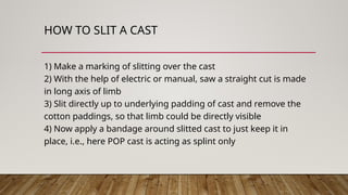 Pop and cast.orthpaedic am it’s importance | PPTX