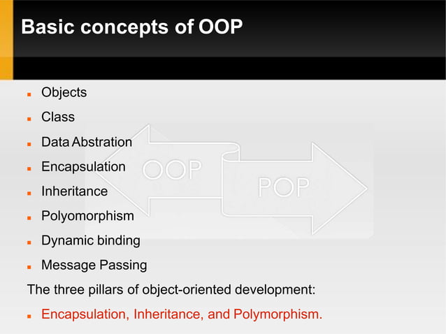POP vs OOP Introduction | PPTX