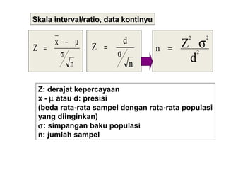 POPULASI DAN SAMPEL | PPT