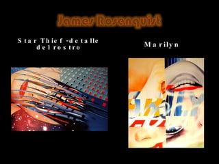 Star Thief -detalle del rostro Marilyn 