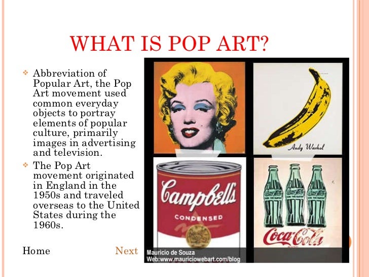 Pop art & Andy Warhol