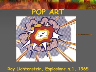 POP ART




Roy Lichtenstein, Esplosione n.1, 1965
 