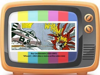 Roy Liechtenstein (1923-1997)
'Whaam!', 1963 (óleo e resina acrílica sobre tela)
 