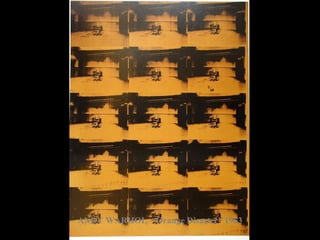 ANDY WARHOL “Orange Disaster” 1963
 