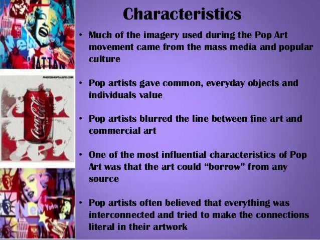 Characteristics Of Line In Art : Pop art final project