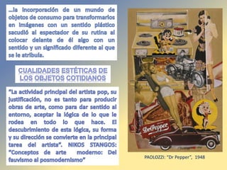 PAOLOZZI: “Dr Pepper”, 1948
 
