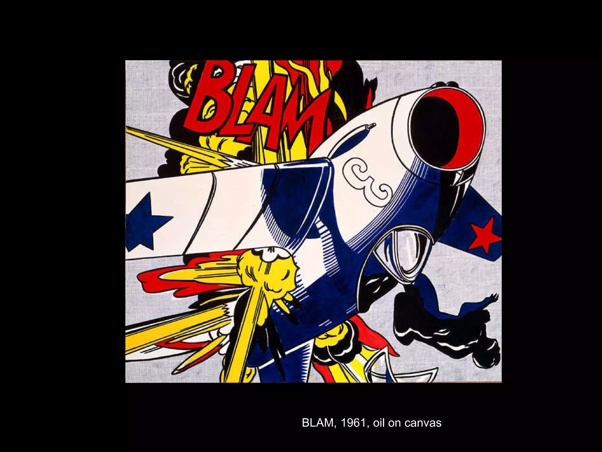 BLAM, 1961, oil on canvas 