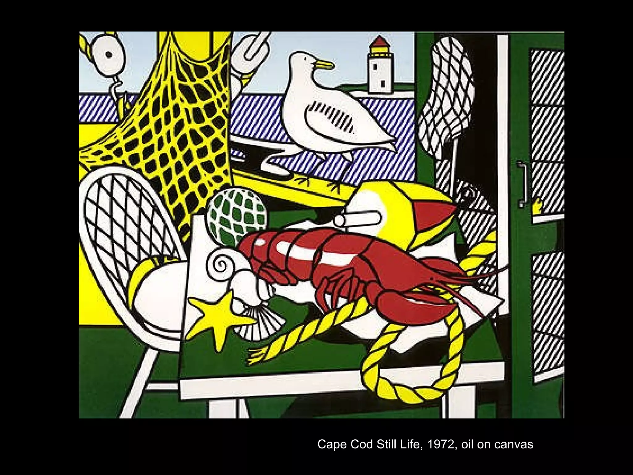 Cape Cod Still Life, 1972, oil on canvas 