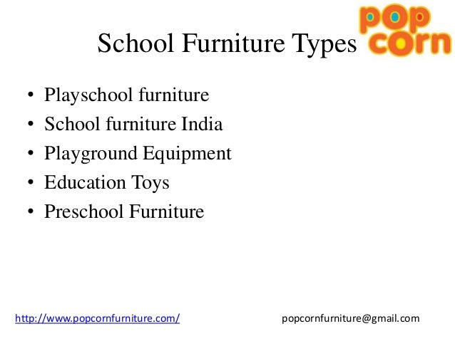 Popcorn School Furniture Manufacturer