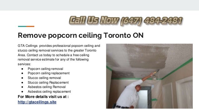 Popcorn Ceiling Removal Toronto Gta