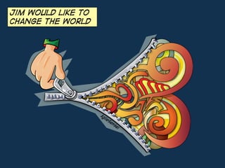 Jim would like to
change the world
 