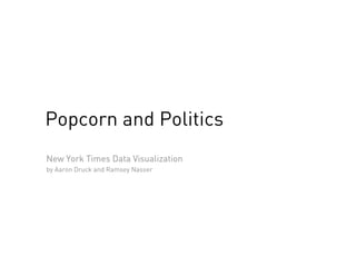 Popcorn and Politics
New York Times Data Visualization
by Aaron Druck and Ramsey Nasser
 