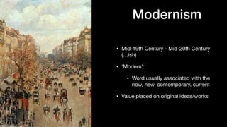Pop culture week 4 postmodernism | PDF