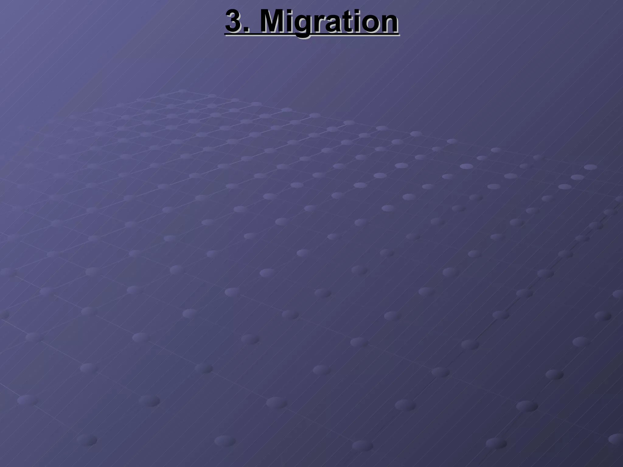 3. Migration 