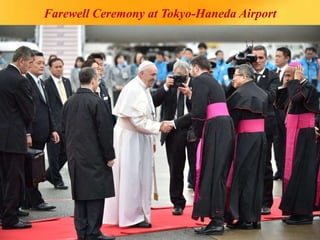 Farewell Ceremony at Tokyo-Haneda Airport
 