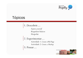 Popfly Actividades
