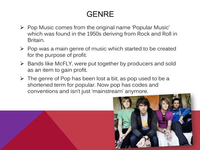 Pop Genre Research PPT pop-genre-research-ppt