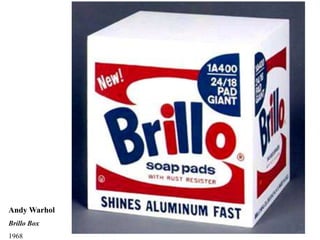 Andy Warhol
Brillo Box
1968
 
