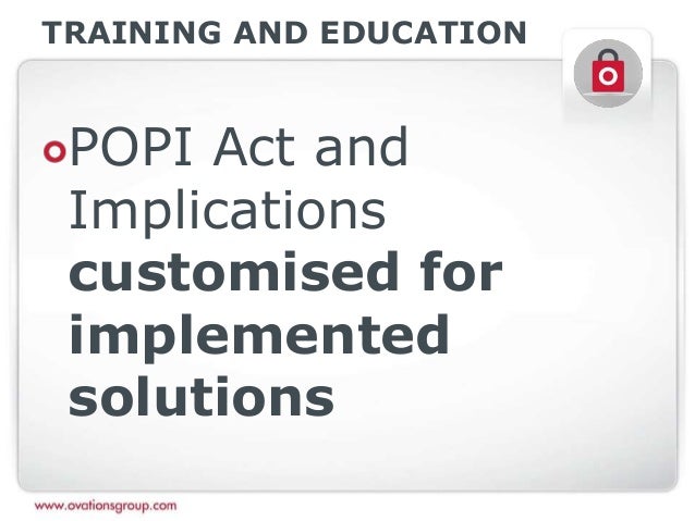 POPI Act compliance presentation