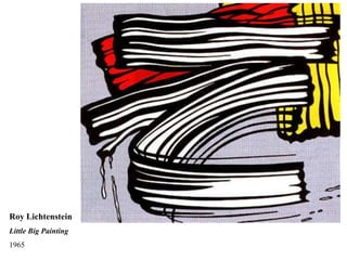 Roy Lichtenstein
Little Big Painting
1965
 