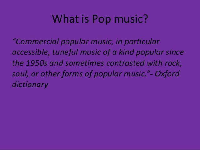 Pop music