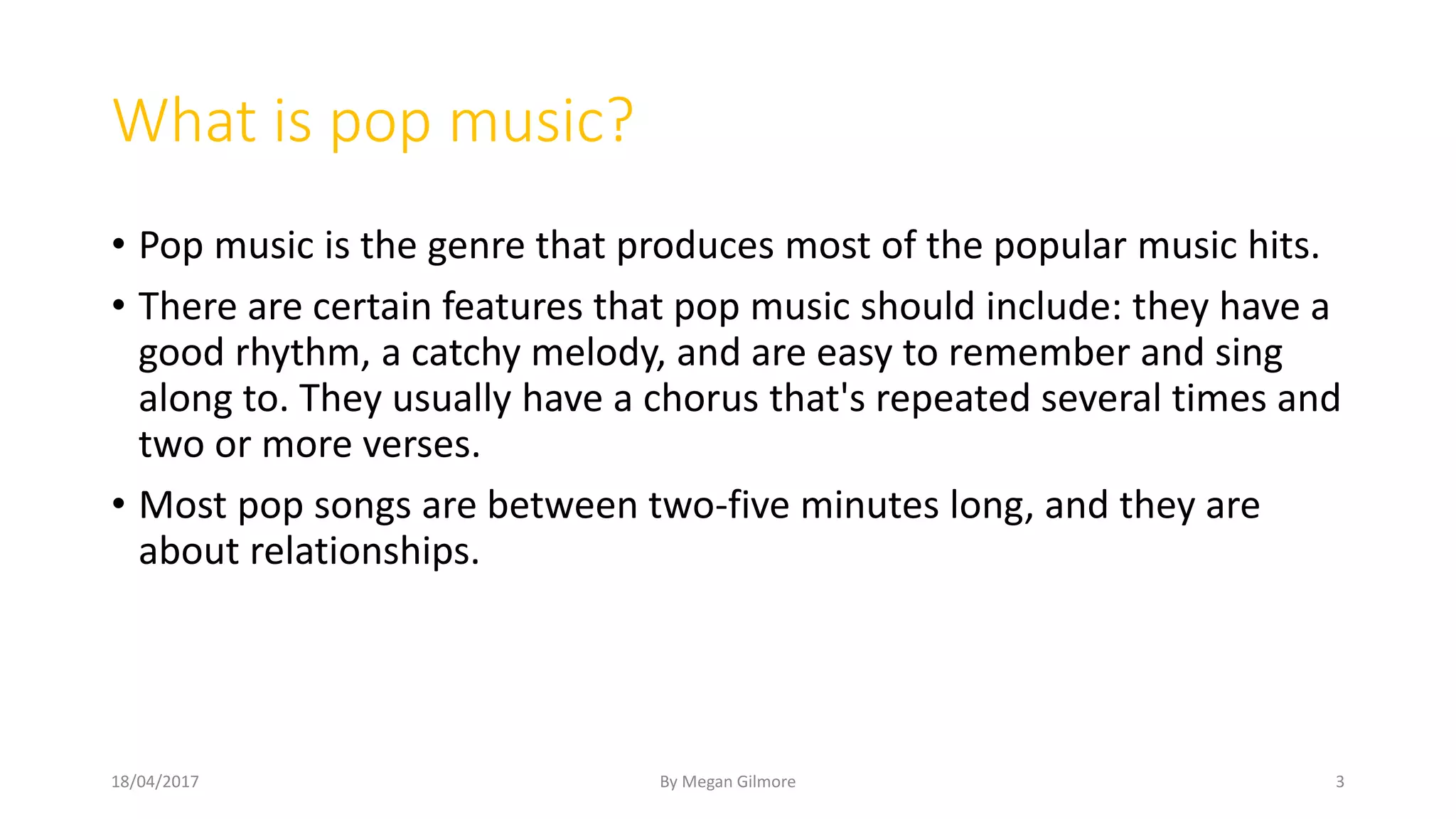What is the Definition of Pop Music? - Blogs - EECOP