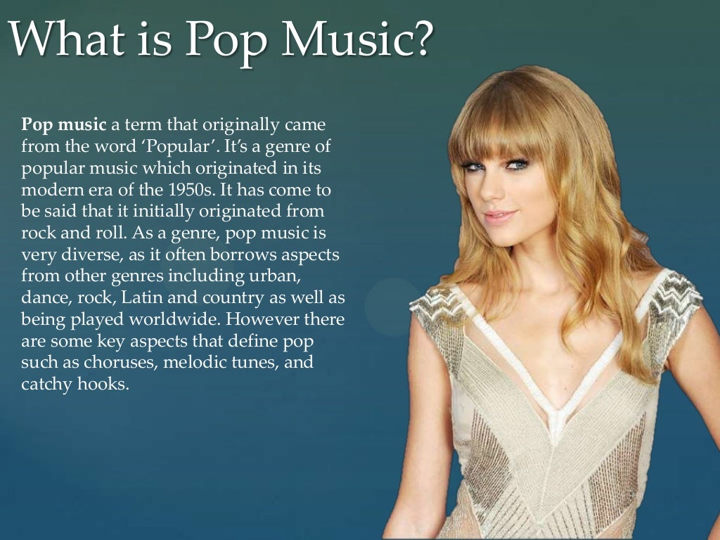 research paper about pop music