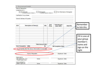 How to Fill in the PRQ Form | PPTX