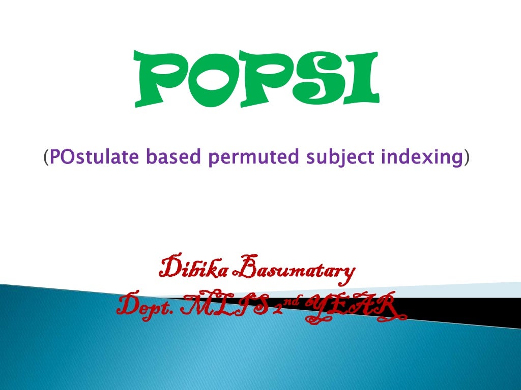 POPSI