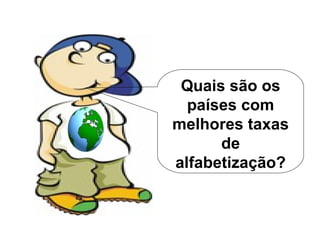 Quais são os países com melhores taxas de alfabetização? 