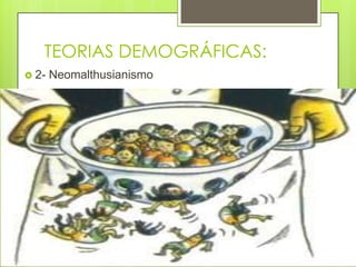TEORIAS DEMOGRÁFICAS:1- Lei de Malthus ou Malthusianismo
