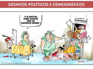 DESAFIOS POLÍTICOS E DEMOGRÁFICOS 
 