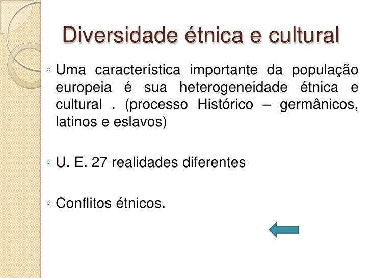 Caracterize A Pluralidade Cultural Da População Europeia