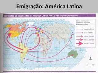 Emigração: América Latina
 