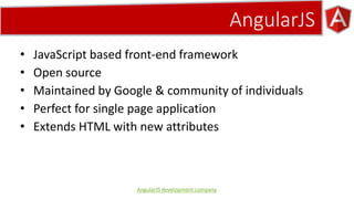 Popluar AngularJS Frameworks | PPT