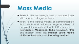 Popular Culture - Mass Media and Social Media.pptx